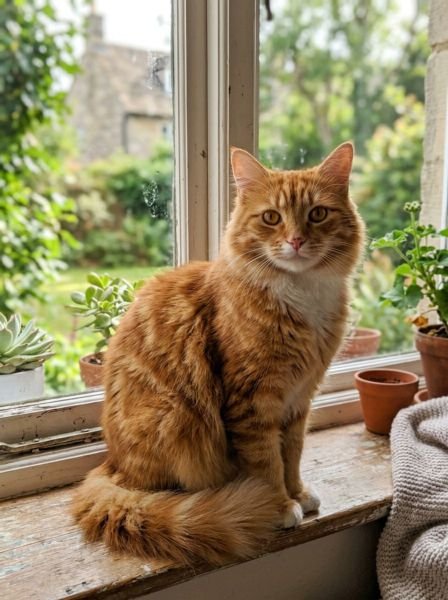 The original photo of the ginger cat